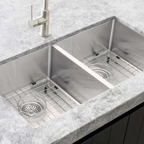 Meir Square Lavello Stainless Steel Sink Grid Temple Webster